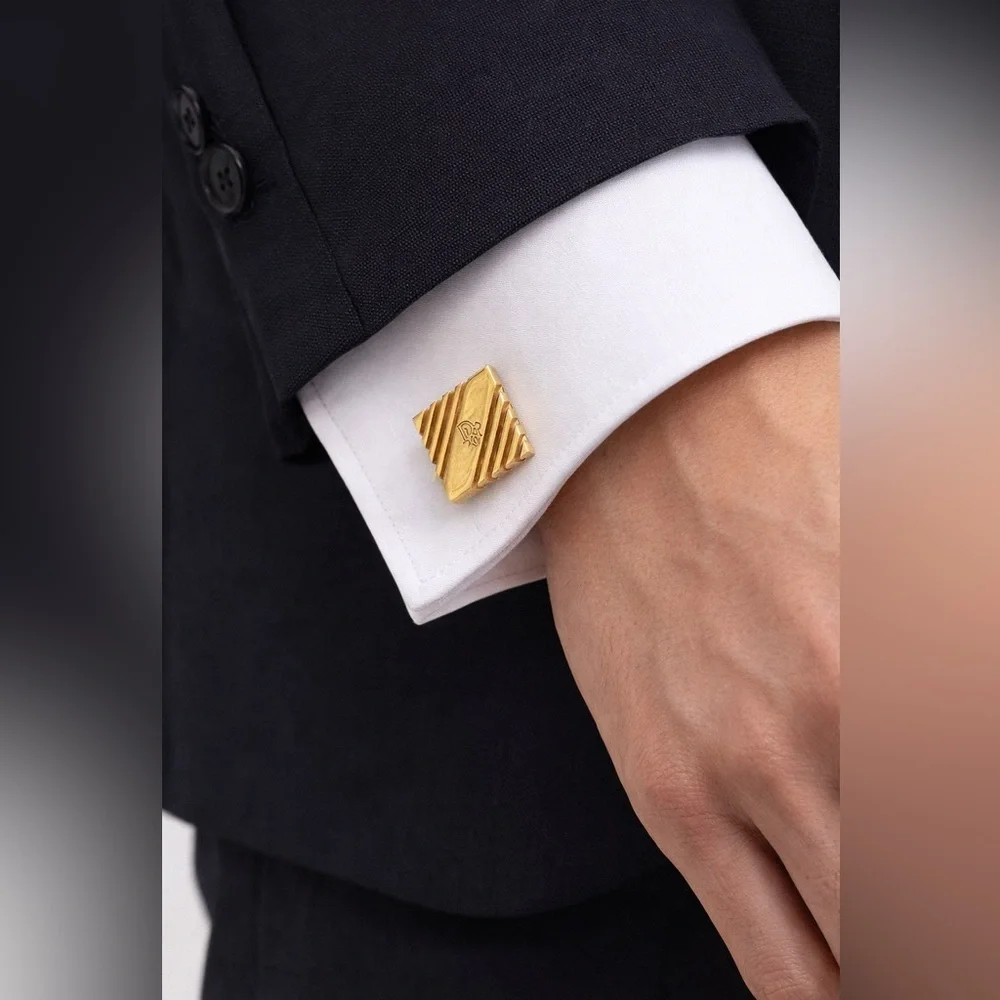 Christian Dior Logo Cufflinks